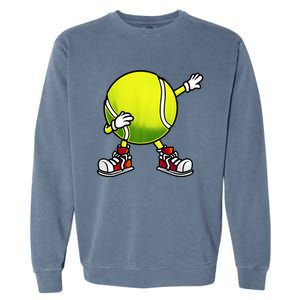 Cute Tennis Design Tennis Player Racket Sport Garment-Dyed Sweatshirt