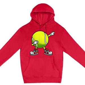 Cute Tennis Design Tennis Player Racket Sport Premium Pullover Hoodie