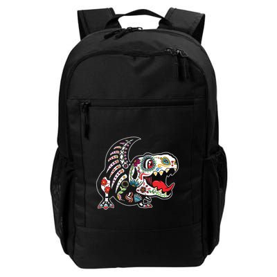 Calavera TRex Dia De Los Muertos Dinosaur Halloween Backpack