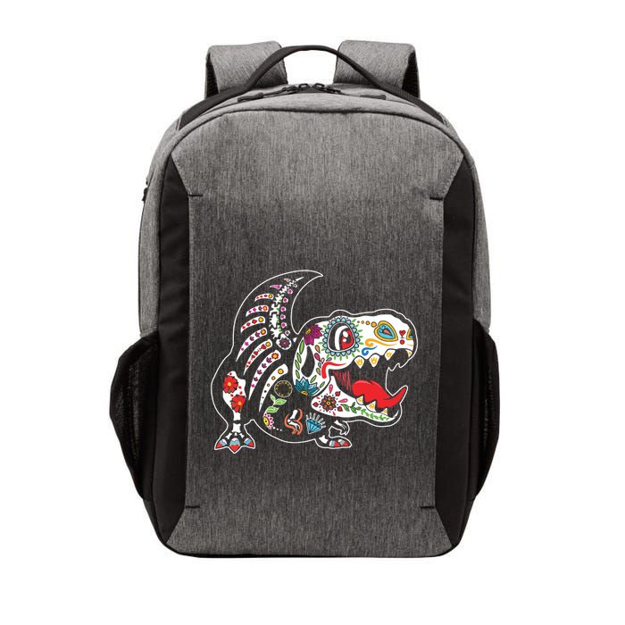 Calavera TRex Dia De Los Muertos Dinosaur Halloween Vector Backpack