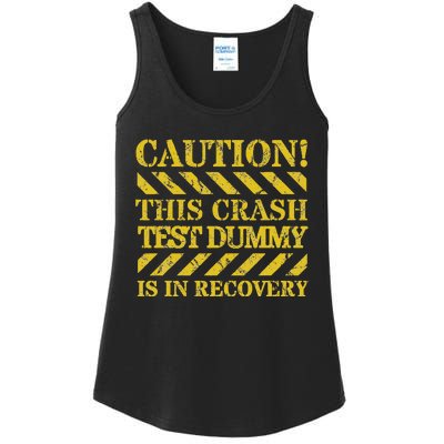 Crash Test Dummy In Recovery Funny Injury And Injured Ladies Essential Tank