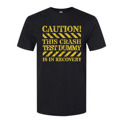 Crash Test Dummy In Recovery Funny Injury And Injured Softstyle CVC T-Shirt