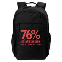 Cool Teksture Design 76% Statistics Patern Daily Commute Backpack