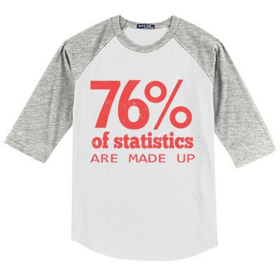 Cool Teksture Design 76% Statistics Patern Kids Colorblock Raglan Jersey