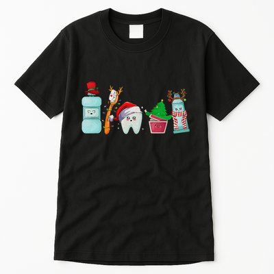 Christmas Teeth Dental Squad Christmas Dentist Christmas Tall T-Shirt
