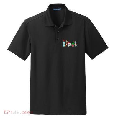 Christmas Teeth Dental Squad Christmas Dentist Christmas Dry Zone Grid Polo