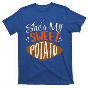 Cute Thanksgiving Day My Sweet Potato Couples Friendsgiving T-Shirt