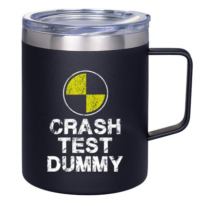 Crash Test Dummy 12oz Stainless Steel Coffee Mug