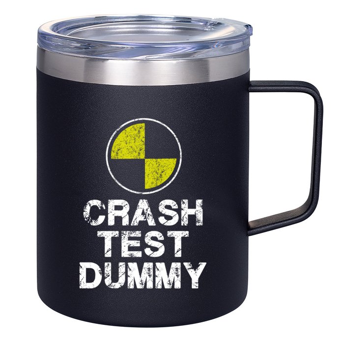 Crash Test Dummy 12oz Stainless Steel Coffee Mug