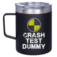 Crash Test Dummy 12oz Stainless Steel Coffee Mug
