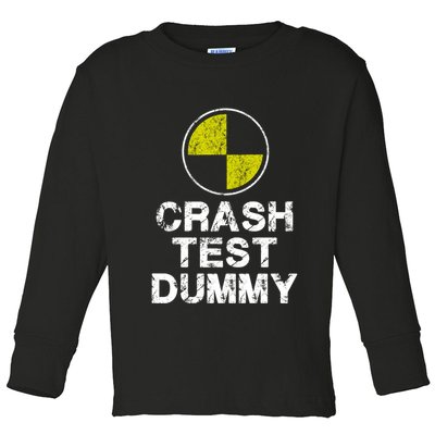 Crash Test Dummy Toddler Long Sleeve Shirt