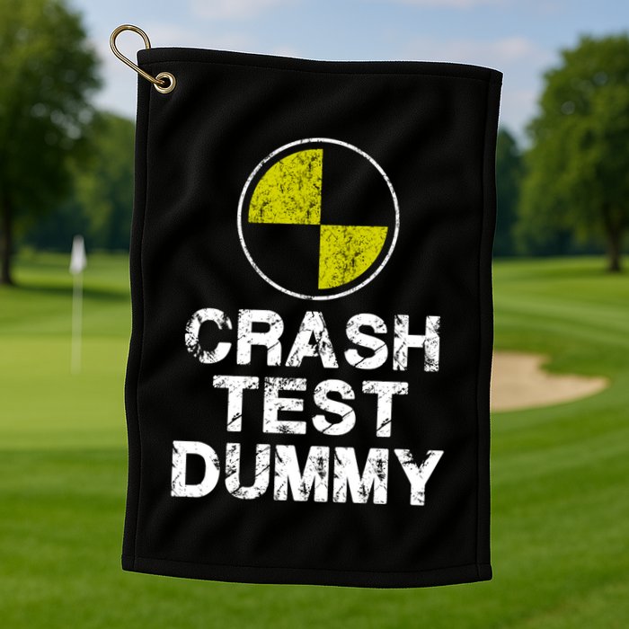Crash Test Dummy Golf Towel