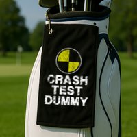 Crash Test Dummy Golf Towel