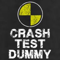 Crash Test Dummy Golf Towel