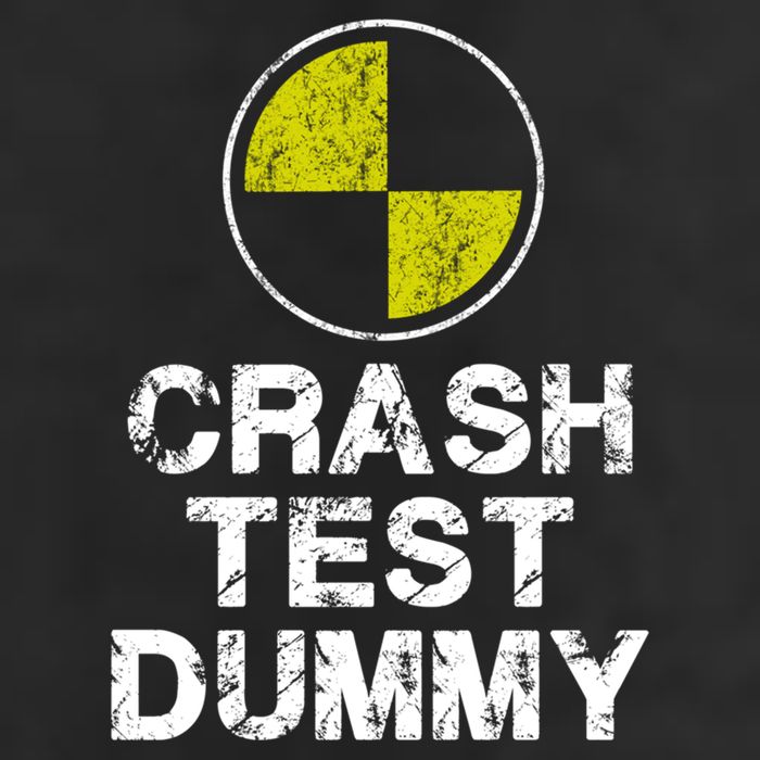 Crash Test Dummy Golf Towel
