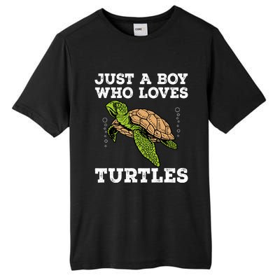 Cool Turtle Design For Boy Sea Turtle Animal Lover Tall Fusion ChromaSoft Performance T-Shirt