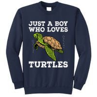 Cool Turtle Design For Boy Sea Turtle Animal Lover Sweatshirt