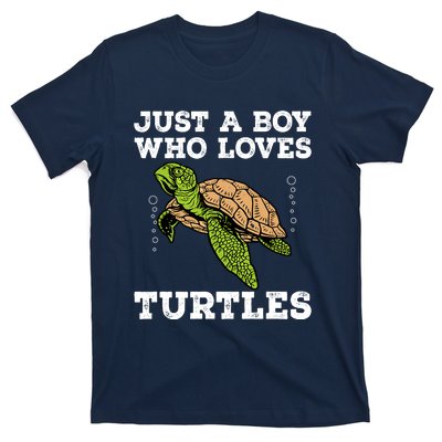 Cool Turtle Design For Boy Sea Turtle Animal Lover T-Shirt