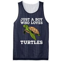 Cool Turtle Design For Boy Sea Turtle Animal Lover Mesh Reversible Basketball Jersey Tank