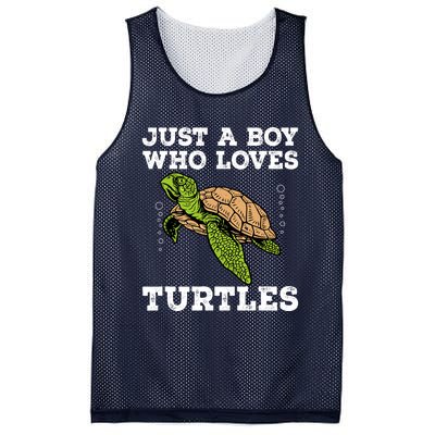 Cool Turtle Design For Boy Sea Turtle Animal Lover Mesh Reversible Basketball Jersey Tank