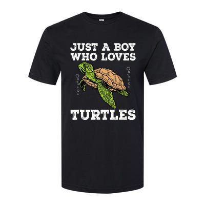 Cool Turtle Design For Boy Sea Turtle Animal Lover Softstyle CVC T-Shirt