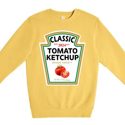 Classic Tomato Diy Halloween Costume Matching Group Premium Crewneck Sweatshirt