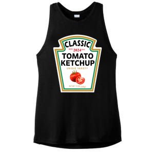 Classic Tomato Diy Halloween Costume Matching Group Ladies PosiCharge Tri-Blend Wicking Tank