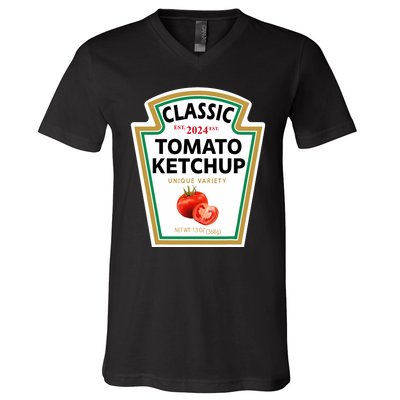 Classic Tomato Diy Halloween Costume Matching Group V-Neck T-Shirt