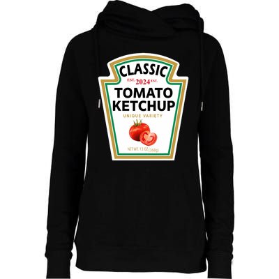 Classic Tomato Diy Halloween Costume Matching Group Womens Funnel Neck Pullover Hood