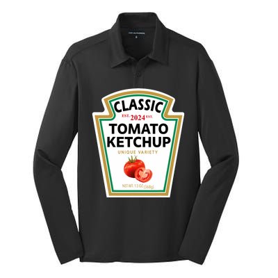 Classic Tomato Diy Halloween Costume Matching Group Silk Touch Performance Long Sleeve Polo