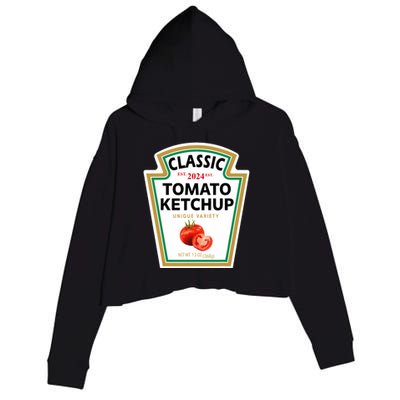 Classic Tomato Diy Halloween Costume Matching Group Crop Fleece Hoodie