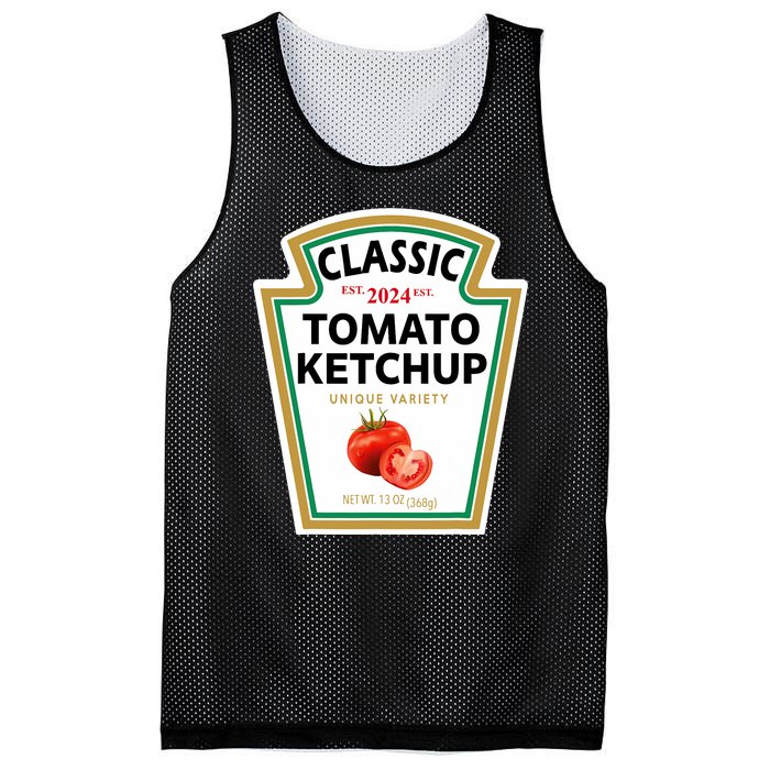 Classic Tomato Diy Halloween Costume Matching Group Mesh Reversible Basketball Jersey Tank