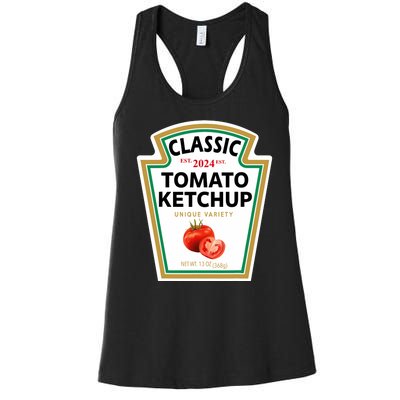 Classic Tomato Diy Halloween Costume Matching Group Women's Racerback Tank