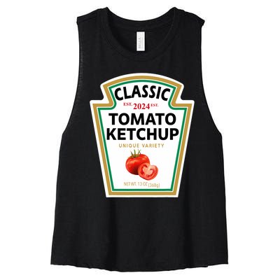 Classic Tomato Diy Halloween Costume Matching Group Women's Racerback Cropped Tank