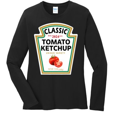 Classic Tomato Diy Halloween Costume Matching Group Ladies Long Sleeve Shirt