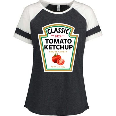 Classic Tomato Diy Halloween Costume Matching Group Enza Ladies Jersey Colorblock Tee