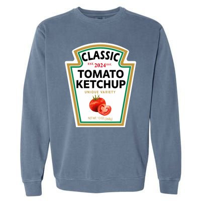 Classic Tomato Diy Halloween Costume Matching Group Garment-Dyed Sweatshirt