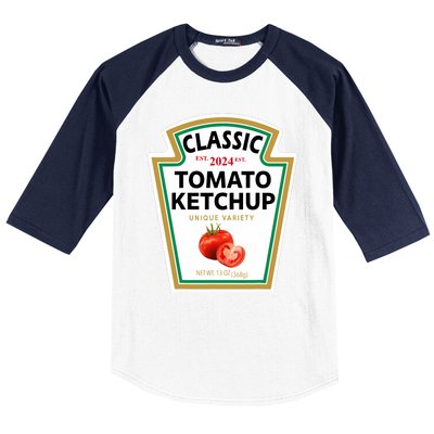 Classic Tomato Diy Halloween Costume Matching Group Baseball Sleeve Shirt