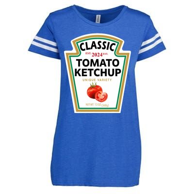 Classic Tomato Diy Halloween Costume Matching Group Enza Ladies Jersey Football T-Shirt