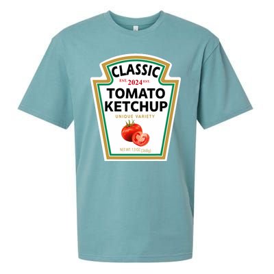 Classic Tomato Diy Halloween Costume Matching Group Sueded Cloud Jersey T-Shirt