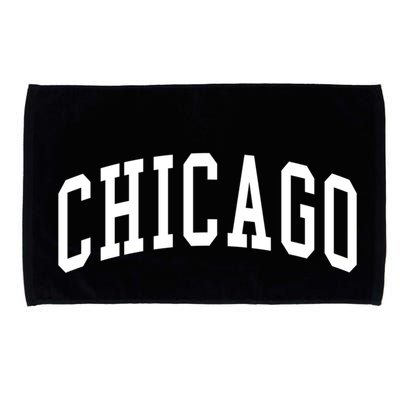 Chicago Throwback Design Classic Funny Gift Microfiber Hand Towel