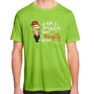 Christmas Trump Dear Santa Fake News Funny Xmas Adult ChromaSoft Performance T-Shirt