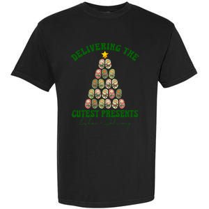 Christmas Tree Delivering The Cutest Presents L D Nurse Garment-Dyed Heavyweight T-Shirt