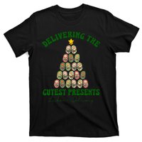 Christmas Tree Delivering The Cutest Presents L D Nurse T-Shirt