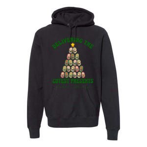 Christmas Tree Delivering The Cutest Presents L D Nurse Premium Hoodie