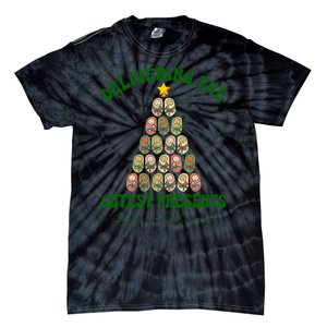 Christmas Tree Delivering The Cutest Presents L D Nurse Tie-Dye T-Shirt