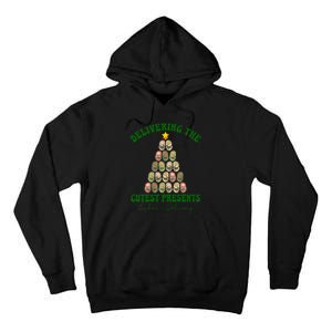 Christmas Tree Delivering The Cutest Presents L D Nurse Tall Hoodie