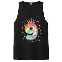 Colorful Tie Dye 9 Year Old Girl 9th Birthday Gifts PosiCharge Competitor Tank