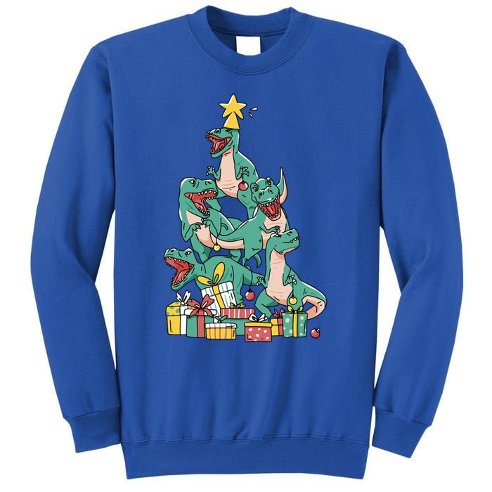 Christmas Trex Dinosaur Happy Trexmas Tree Rex Christmas Cool Gift Sweatshirt