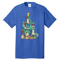 Christmas Trex Dinosaur Happy Trexmas Tree Rex Christmas Cool Gift Tall T-Shirt